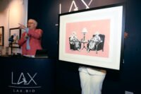 Guests and collectors at the LAX.BID launch at Brunswick Art Gallery in London on 18 June 2026